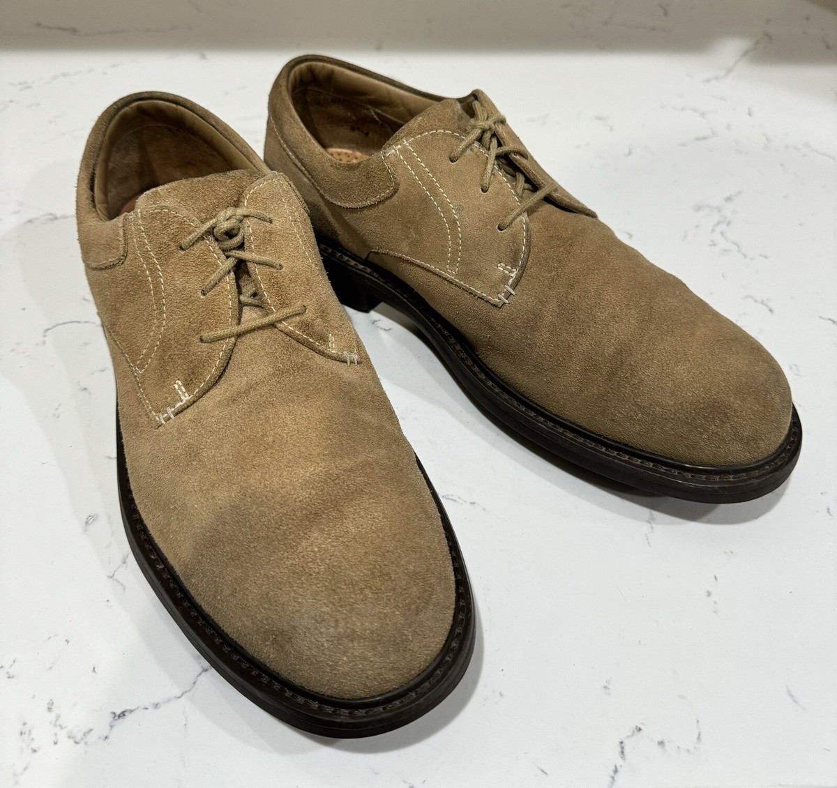 RED WINGS MENS OXFORD SUEDE LEATHER TAN SHOES 10D 4073 | eBay
