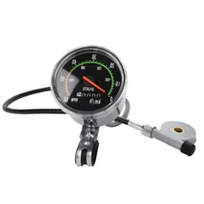 Mechanical Bicycle Computer Bike Speedometer Odometer Cycling Stopwatch Cyc MU