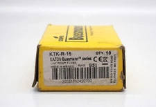 BUSS KTK-R-15 15 Amp Fuses Buss KTKR15 Class CC 15A 600V Bussman *New Lot of 10*