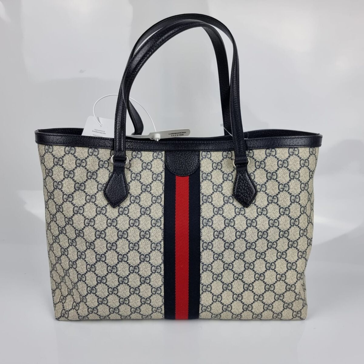 FWRD Renew Gucci GG Supreme Ophidia Tote Bag in Beige