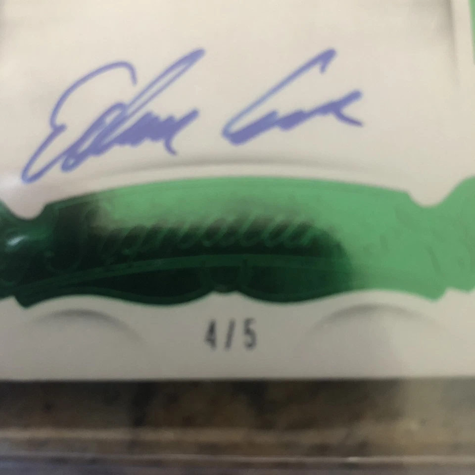 Autógrafo impecable Edwin Encarnación 2018 automático 4/5 Foto 3 de 3