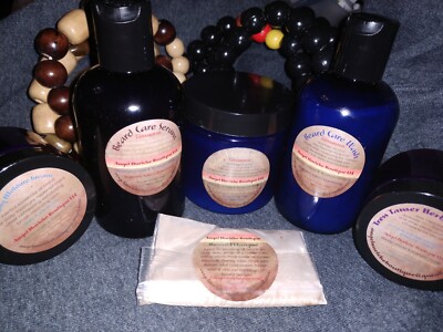 Beard Wash Butter Serum Men s Handmade Beard Masque Comb Free Sample Body Butter