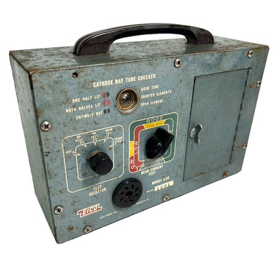 EICO Model 630 Cathode Ray Tube Checker - Power Flashes in Video