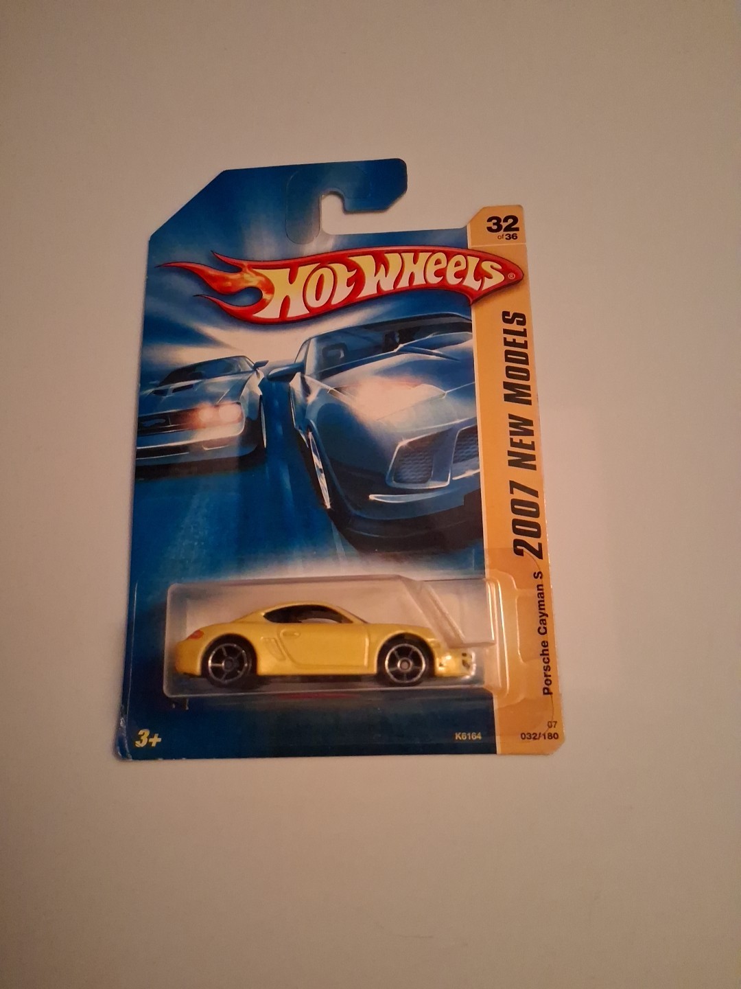 2007 Hot Wheels Porsche Cayman S Yellow New Models Carded