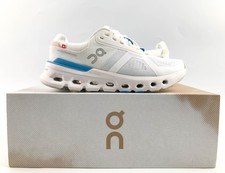 ON Cloudrunner 2 White/Blue Women's Super Foam 360 Comfort Running Sneakers