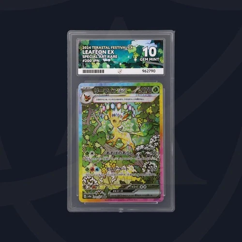 ACE 10 Leafeon ex SAR 200/187 Terastal Festival ex Pokemon Japanese GEM MINT