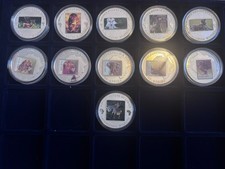 MALAWI, 10 KWACHA 2001 and 2004 ENCAPSULATED, PROOF ENDANGERED ANIMALS 11 COINS