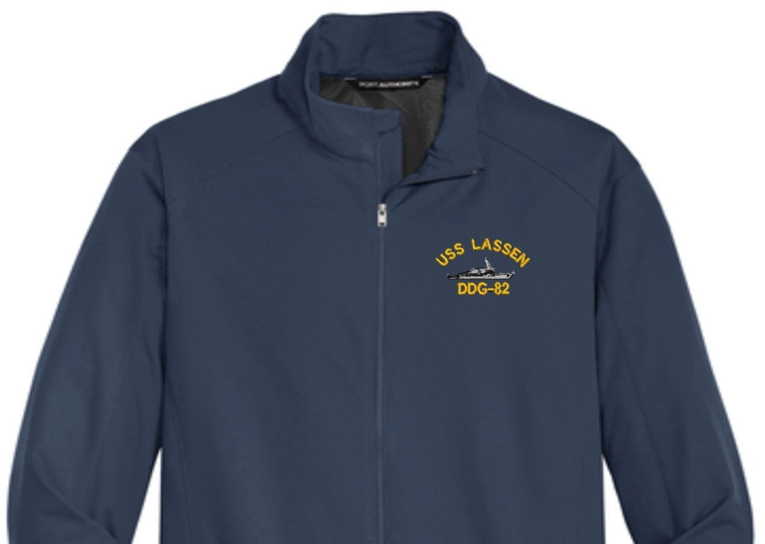 USS LASSEN DDG-82 Soft Shell Jacket. New. U.S. Navy