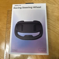 2pack ~JSAUX Racing Steering Wheel Compatible w/Nintendo Switch 2