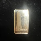 The First National Bank of Chicago 1oz .999 Fine Silver Bar Skyline Vintage