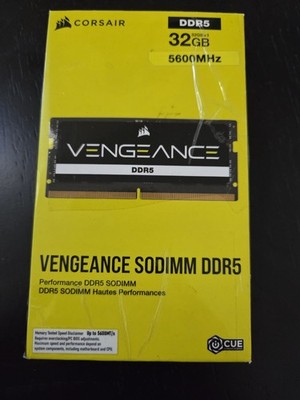 CORSAIR - VENGEANCE 32GB (1x32GB) DDR5 5600MHz C48 SODIMM Desktop