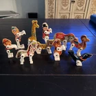 Vintage 1963 Fisher Price Junior Circus Animals, Ringmaster and Clown Toys