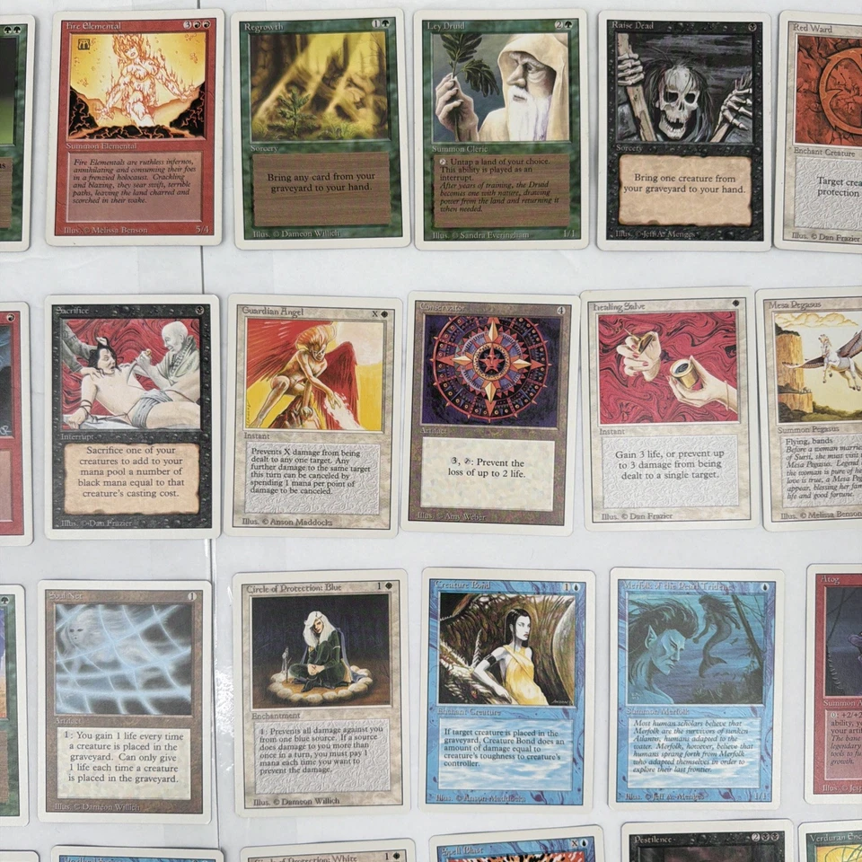 Magic The Gathering 1994 Revised Edition Deckmaster WOC6100 78 Cards - Image 3 of 4