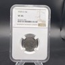 1925 S 5C Buffalo Nickel - NGC VF35 - Free Shipping San Francisco Buffalo