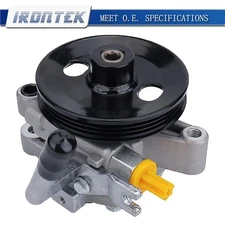 Irontek Power Steering Pump Pulley For 04-10 Hyundai Tucson Kia Spectra Sportage