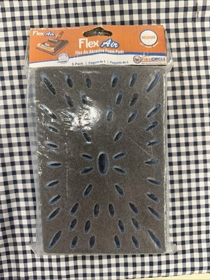 Full Circle International Flex Air Foam Sanding Pad Medium Grit - 5 Pack