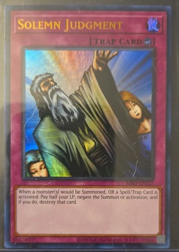 Yu-Gi-Oh! TCG Solemn Judgment Metal Raiders MRD-EN127 Unlimited Ultra Rare