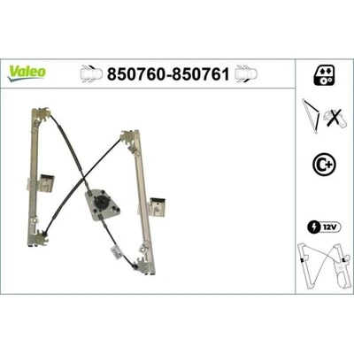 1x Lève-vitre VALEO 850760 convient pour KIA - Photo 1/2