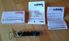 Märklin Elektrischer Weichenantrieb | 7549 | Spur H0 | K-Gleis | Anleitung | OVP