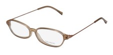 NEW VERA WANG V21 EYEGLASS FRAME METAL PLASTIC NU BEIGE WOMENS ITALY FULL-RIM