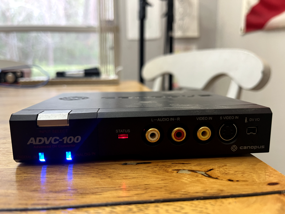 Working Canopus ADVC-100 & ADVC-110 Analog Converter - VHS/Hi8