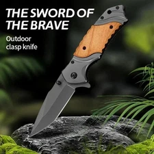 Tactical Knife Hunting Camping Survival Fishing Outdoor Folding Pocket Knives