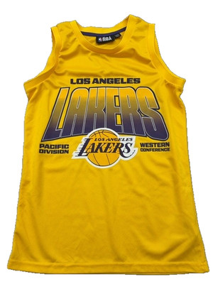 NBA Los Angeles Lakers Jugend gelb Tank Top Größe 12-13 Jugend