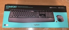 Logitech Comfort MK345 Wireless Keyboard  Mouse Combo, English QWERTY, Black