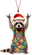 Racoon Christmas Ornament, Christmas Ornaments 2026, Funny Raccoon Gifts for Wom