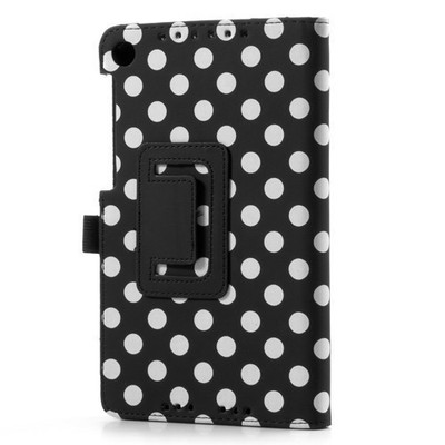 Flip Case Tablet-Tasche Google Nexus 7 2.Gen 2013 / LTE Asus Razor DOTS schwarz