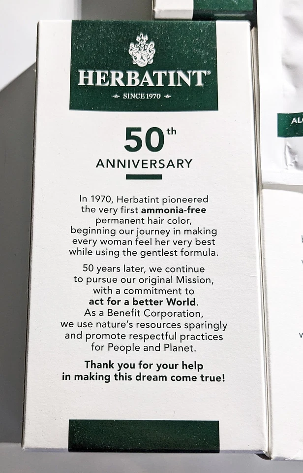 Herbatint Royal Cream Tratamiento Regenerador Paquetes 50 Aniversario - CANTIDAD de 9 Foto 2 de 4