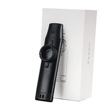 Upgrade Metal Kazoo, Adjustable Tone Professional Aluminum Alloy Black Kazoo