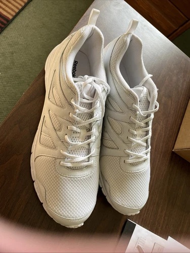 REEBOK New Supreme 2 LD BD5506 homme running blanc neuf avec étiquette Med. Largeur taille 15