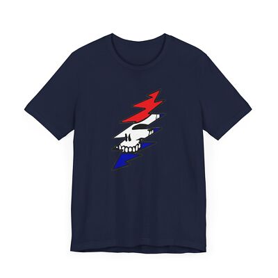 Grateful Dead SYF 13 Point Bolt Jersey Short Sleeve T-Shirt - Front Logo Only