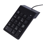 USB Nummern-Tastatur Kompakte Mini Numpad 18 Tasten Für PC
