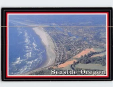 Postcard Aerial View  Seaside Oregon