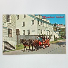 Stuart House John Jacob Astor American Fur Co Mackinac Island Michigan Postcard