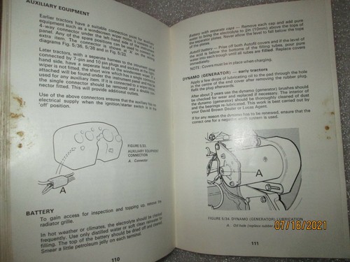 DAVID BROWN CASE IH 990, 995 & 996 TRACTOR Instruction Book Operators Manual OEM - Picture 5 of 6
