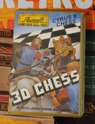 3d Chess (Amsoft 1986) Amstrad CPC (Tape, Box, Manual) working 8-bit