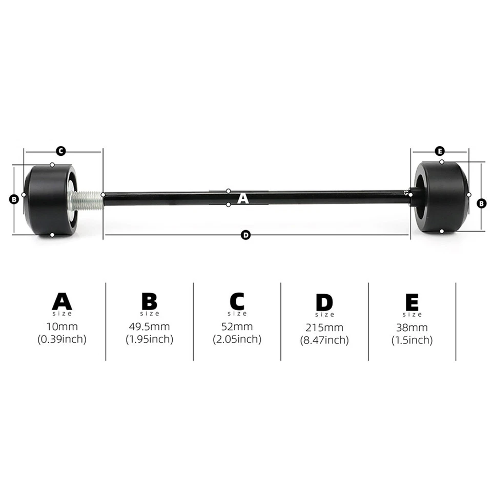 Protector de choque deslizante de eje de horquilla de rueda delantera para HONDA CB400 400SF Super Four/Vtec Foto 2 de 4