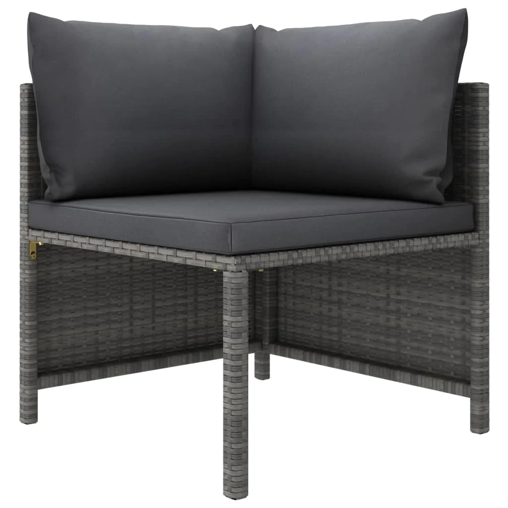 NNEVL Sectional Corner Sofa with Cushions Grey Poly Rattan
Opens in a new window or tab