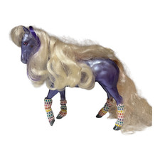 Fashion Star Fillies STAR NIKI Purple Pink Hair Horse Figure Kenner 1987 Vintage
