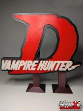 VAMPIRE HUNTER D 3D Printed Wall Art (Retro Horror Anime Vintage Manga Comic)