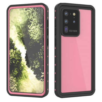 PINK Durable Shock/Dirt/Snow/Waterproof Case Cover for Samsung S20
