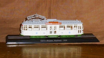 Atlas-Straßenbahn-Standmodell-1:87-Geta(Beijnes, Haarlem)1929-ovp-Zustand 1-2