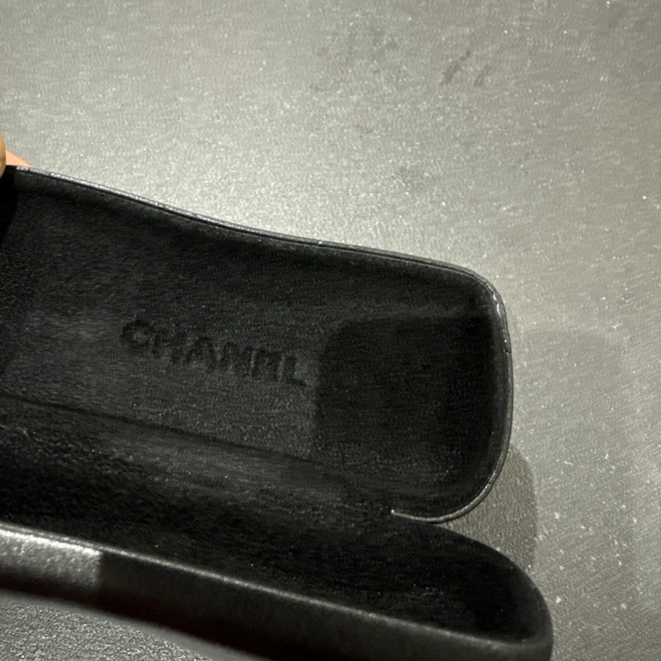 100 Authentic CHANEL Black Quilted Sunglasses Case. eBay