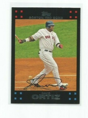 DAVID ORTIZ (Boston Red Sox) 2007 TOPPS PEPSI RED BACK #P21--SUPER