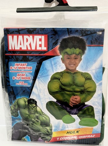 Marvel Avengers Hulk Halloween Costume Cosplay Baby Infant 6-12 Months - NEW - Picture 5 of 5