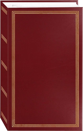Photo Album 4X6 500 Pockets Pictures Organizer Family Storage Memory Holds Book