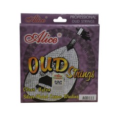 Alice OUD Strings Clear Nylon Silver-Plated Copper Wound 11 Strings AOD-111